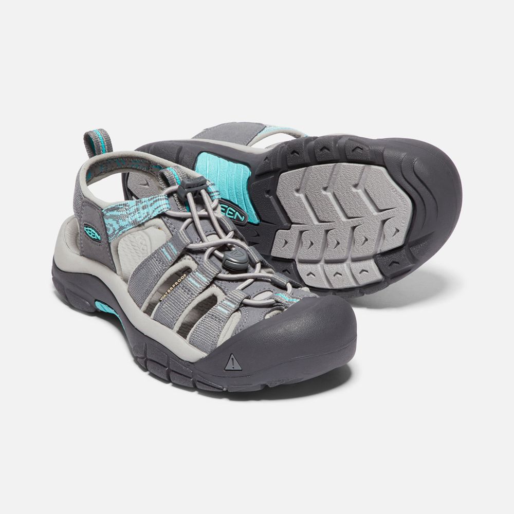 Sandalias Keen Mexico Grises/Negros - Mujer Newport Hydro - ON9365072